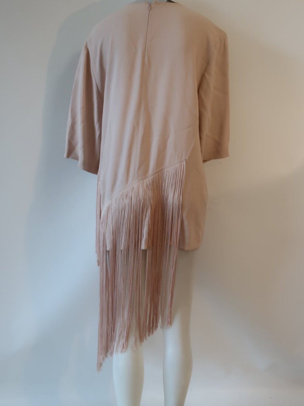Stella McCartney Blush Fringe Asymmetric Tunic - Picture 10 of 16